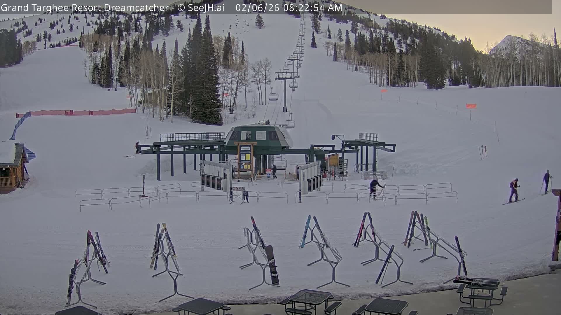 Grand Targhee Resort Ski Lifts & Slopes Live Cam - Alta, Teton, Wyoming, USA