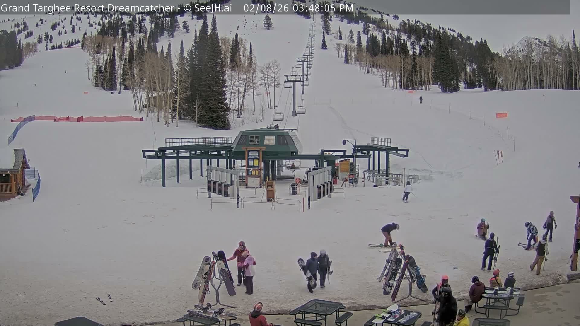 Grand Targhee Resort Ski Lifts & Slopes Live Cam - Alta, Teton, Wyoming, USA