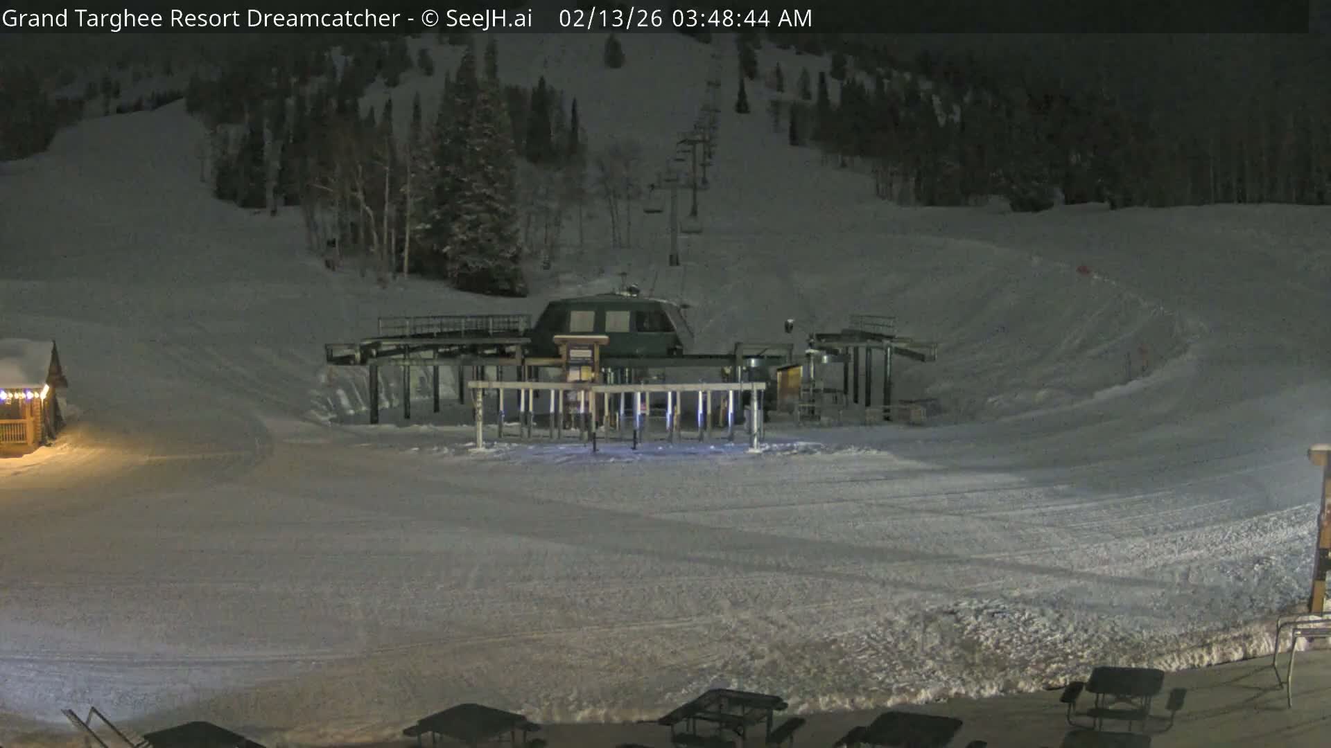 Grand Targhee Resort Ski Lifts & Slopes Live Cam - Alta, Teton, Wyoming, USA