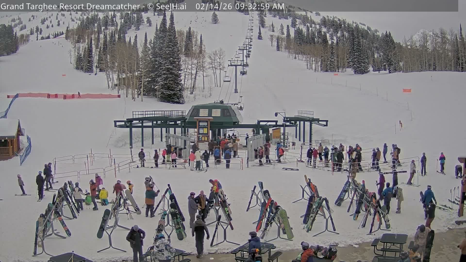 Grand Targhee Resort Ski Lifts & Slopes Live Cam - Alta, Teton, Wyoming, USA
