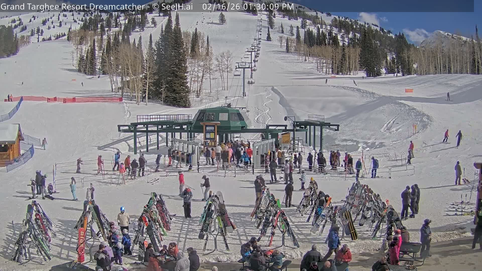 Grand Targhee Resort Ski Lifts & Slopes Live Cam - Alta, Teton, Wyoming, USA