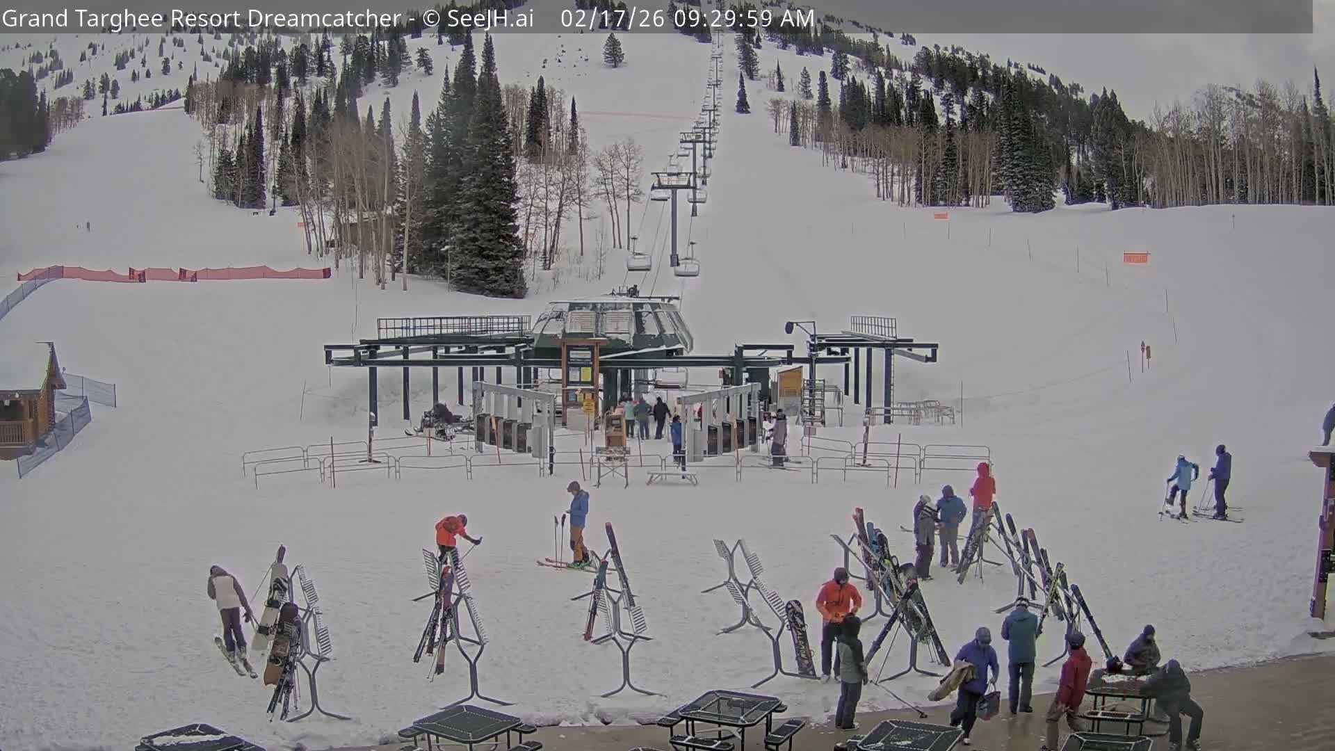 Grand Targhee Resort Ski Lifts & Slopes Live Cam - Alta, Teton, Wyoming, USA