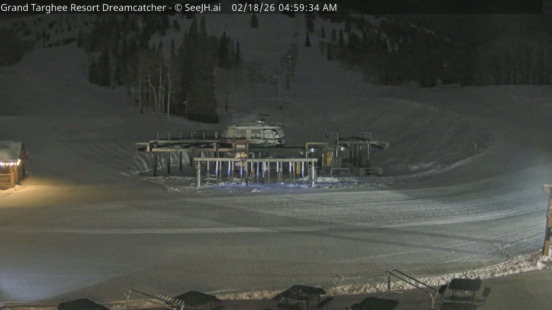 Grand Targhee Resort Ski Lifts & Slopes Live Cam - Alta, Teton, Wyoming, USA