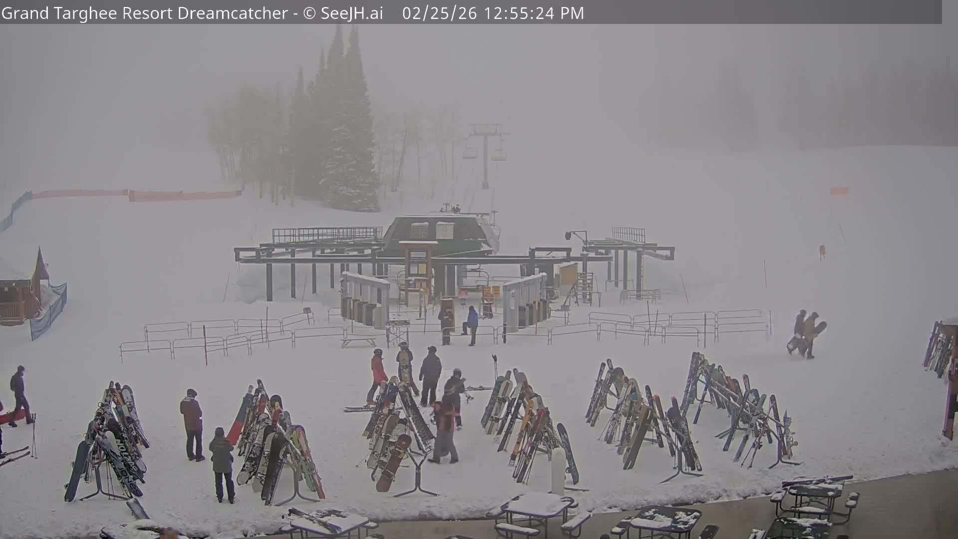 Grand Targhee Resort Ski Lifts & Slopes Live Cam - Alta, Teton, Wyoming, USA
