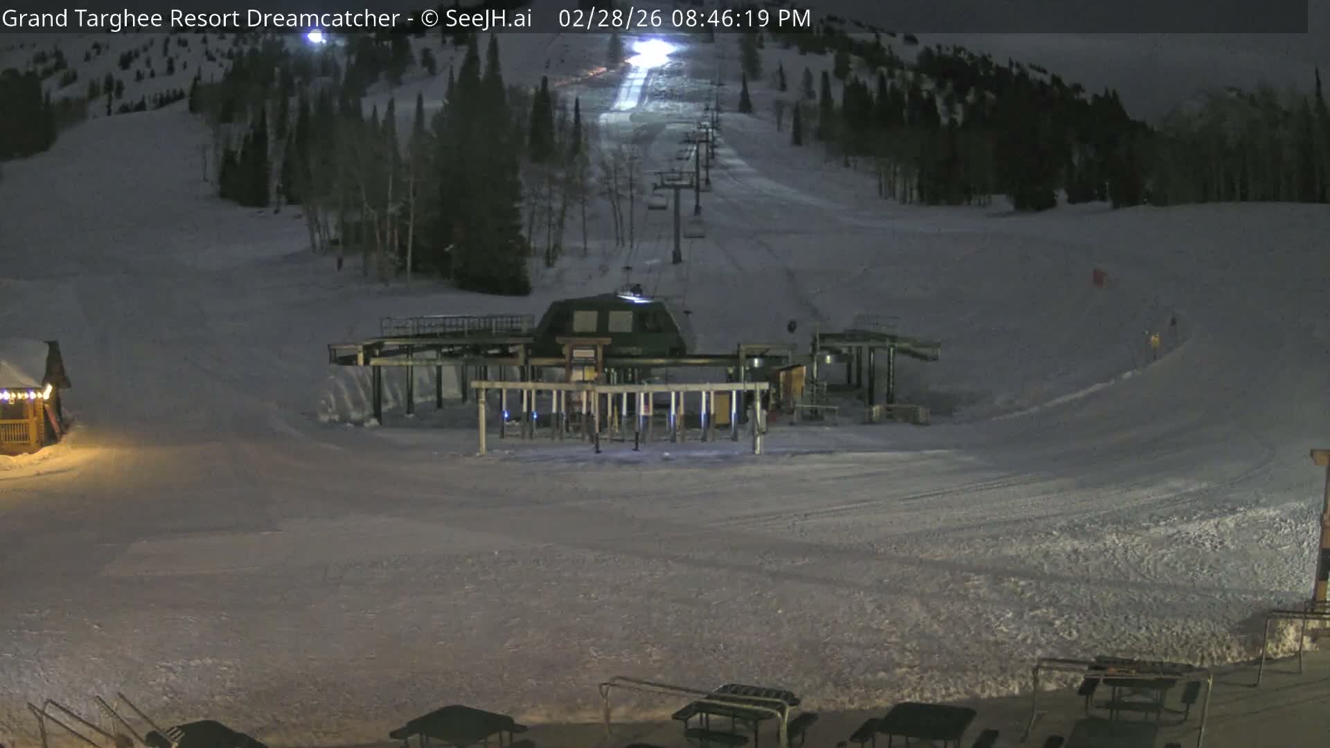 Grand Targhee Resort Ski Lifts & Slopes Live Cam - Alta, Teton, Wyoming, USA