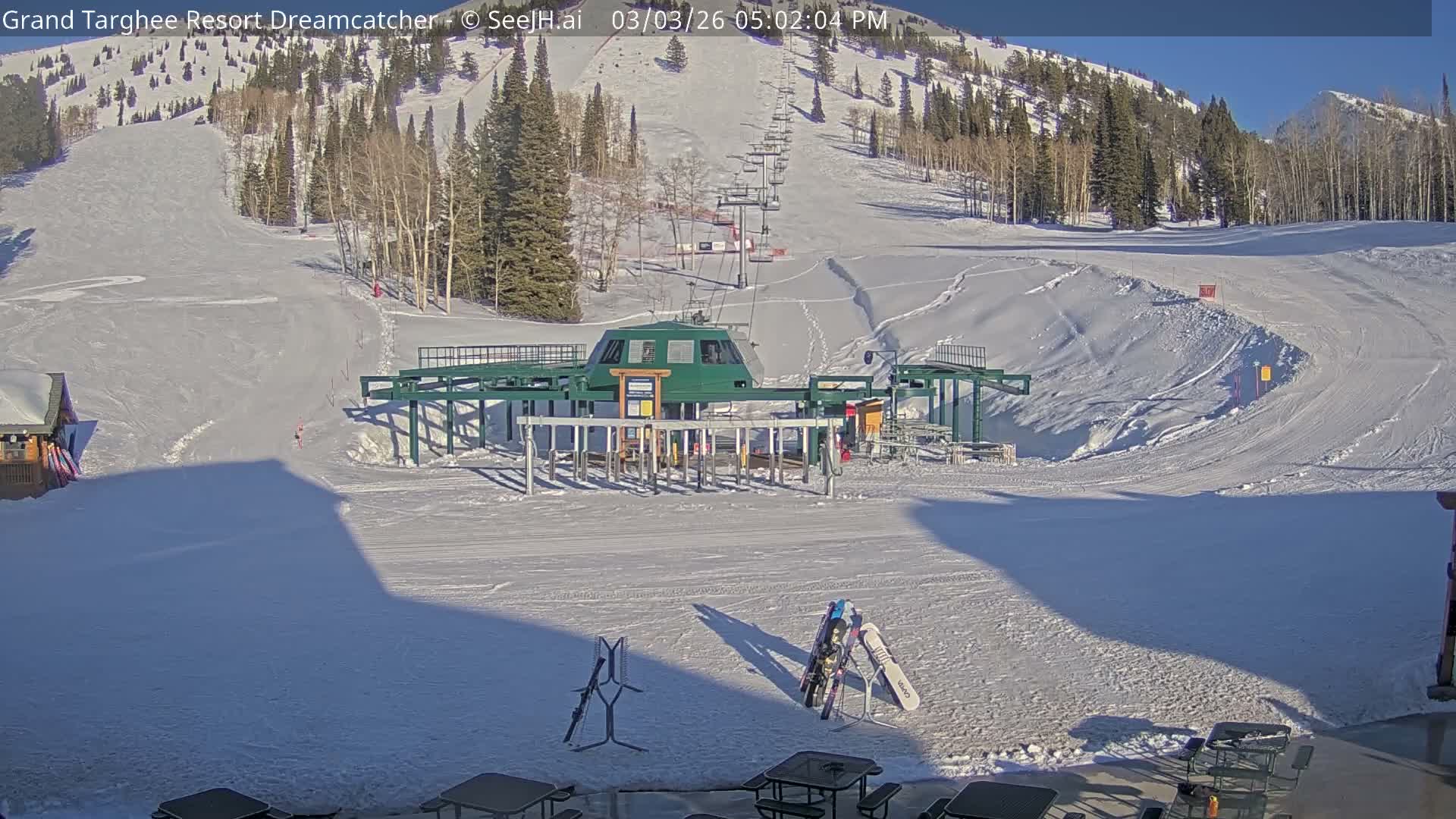 Grand Targhee Resort Ski Lifts & Slopes Live Cam - Alta, Teton, Wyoming, USA