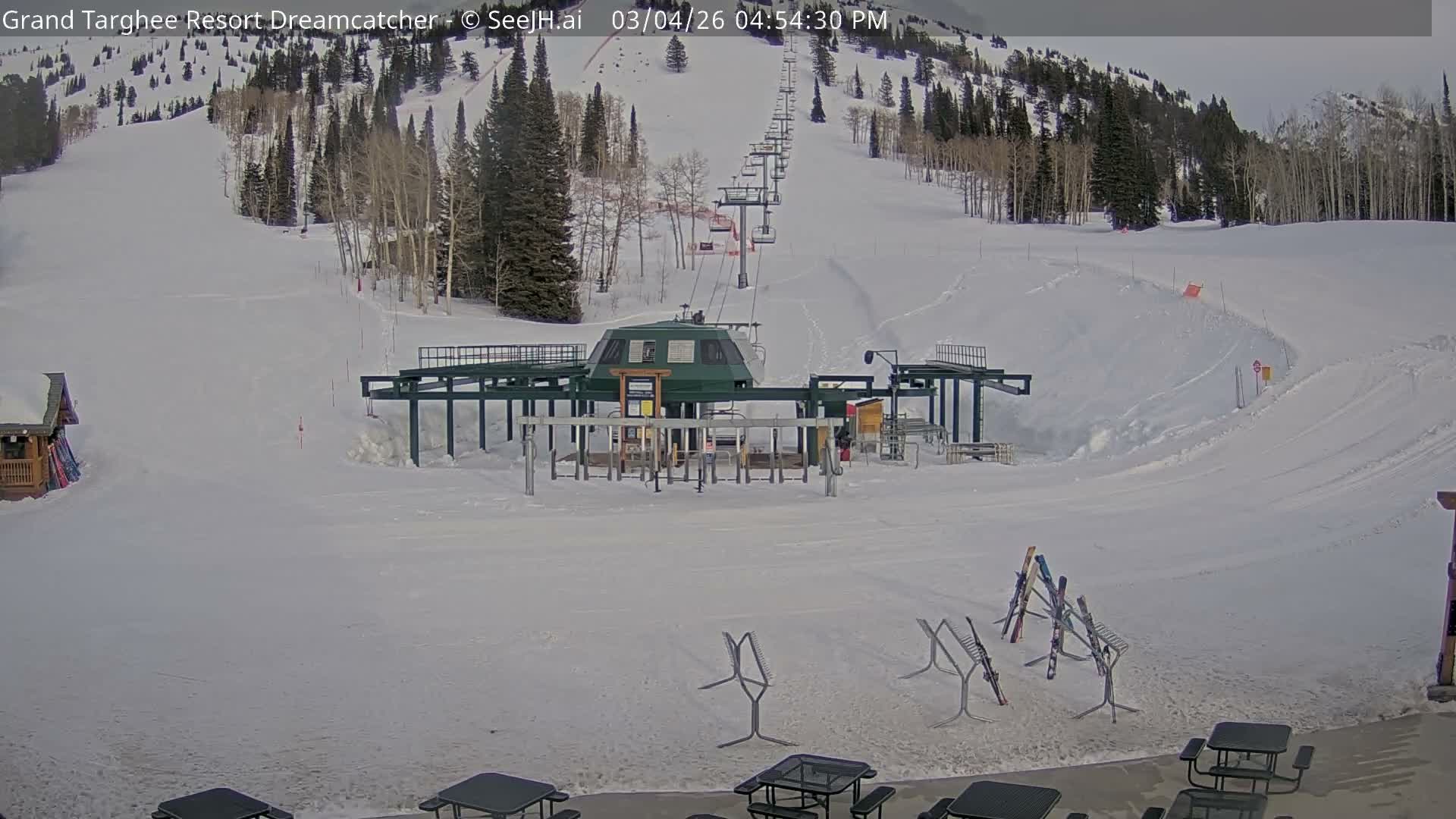 Grand Targhee Resort Ski Lifts & Slopes Live Cam - Alta, Teton, Wyoming, USA