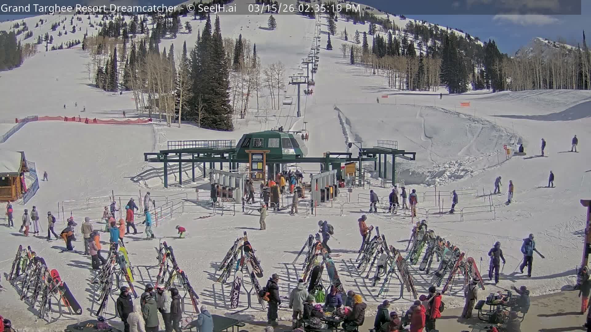 Grand Targhee Resort Ski Lifts & Slopes Live Cam - Alta, Teton, Wyoming, USA