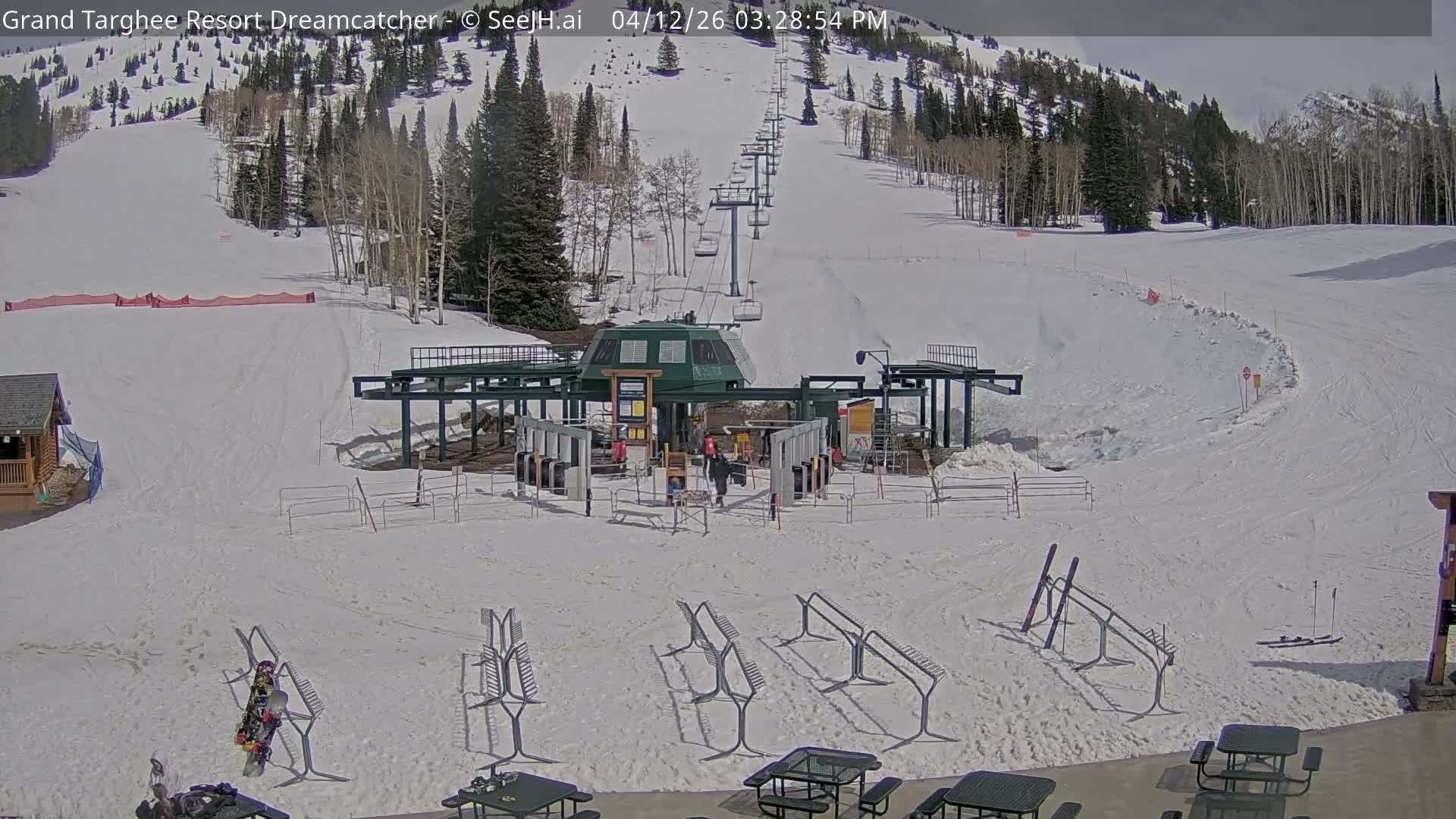 Grand Targhee Resort Ski Lifts & Slopes Live Cam - Alta, Teton, Wyoming, USA
