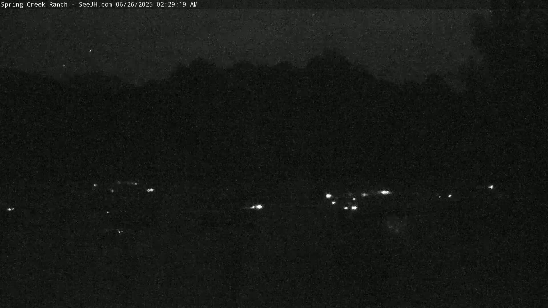 Grand Teton Mountain from Spring Creek Ranch in Jackson Hole, Wyoming - Jackson, Teton, Wyoming, USA