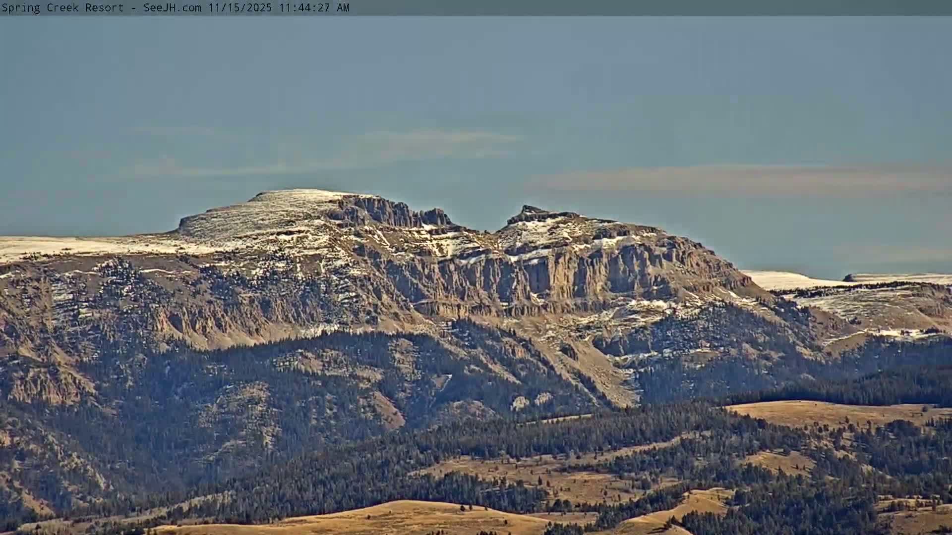 Grand Teton Mountain from Spring Creek Ranch in Jackson Hole, Wyoming - Jackson, Teton, Wyoming, USA