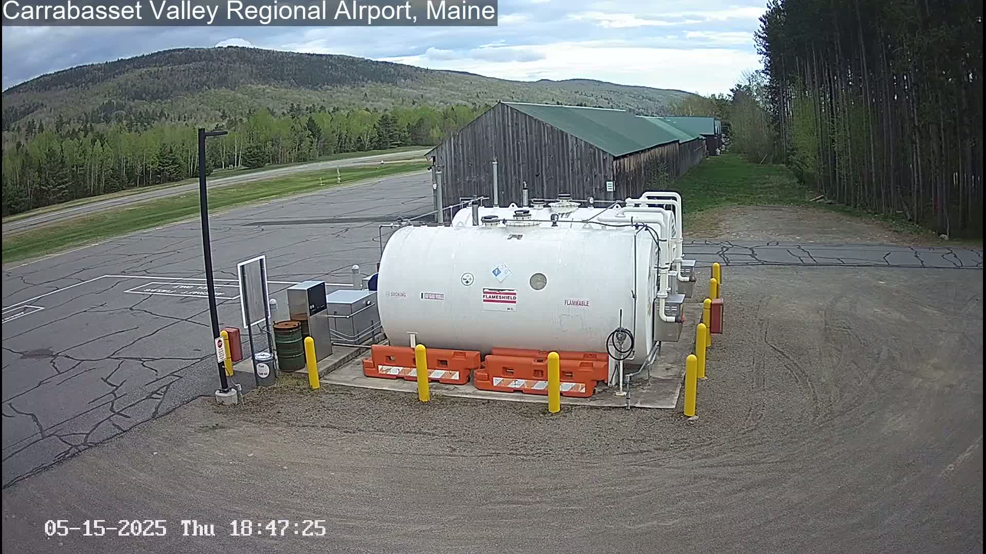 Kingsfield, Carrabassett Valley, Sugarloaf Regional Airport Live Cam - Kingsfield, Franklin, Maine, USA