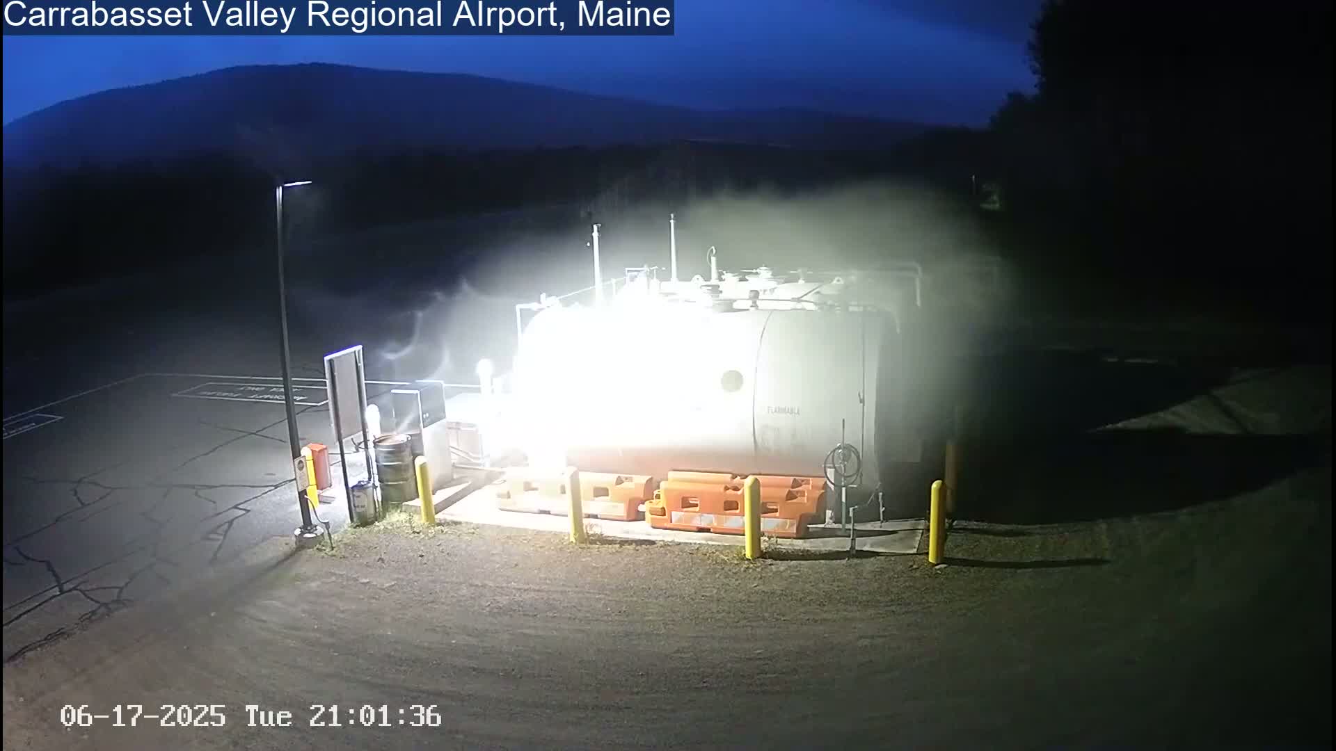 Kingsfield, Carrabassett Valley, Sugarloaf Regional Airport Live Cam - Kingsfield, Franklin, Maine, USA