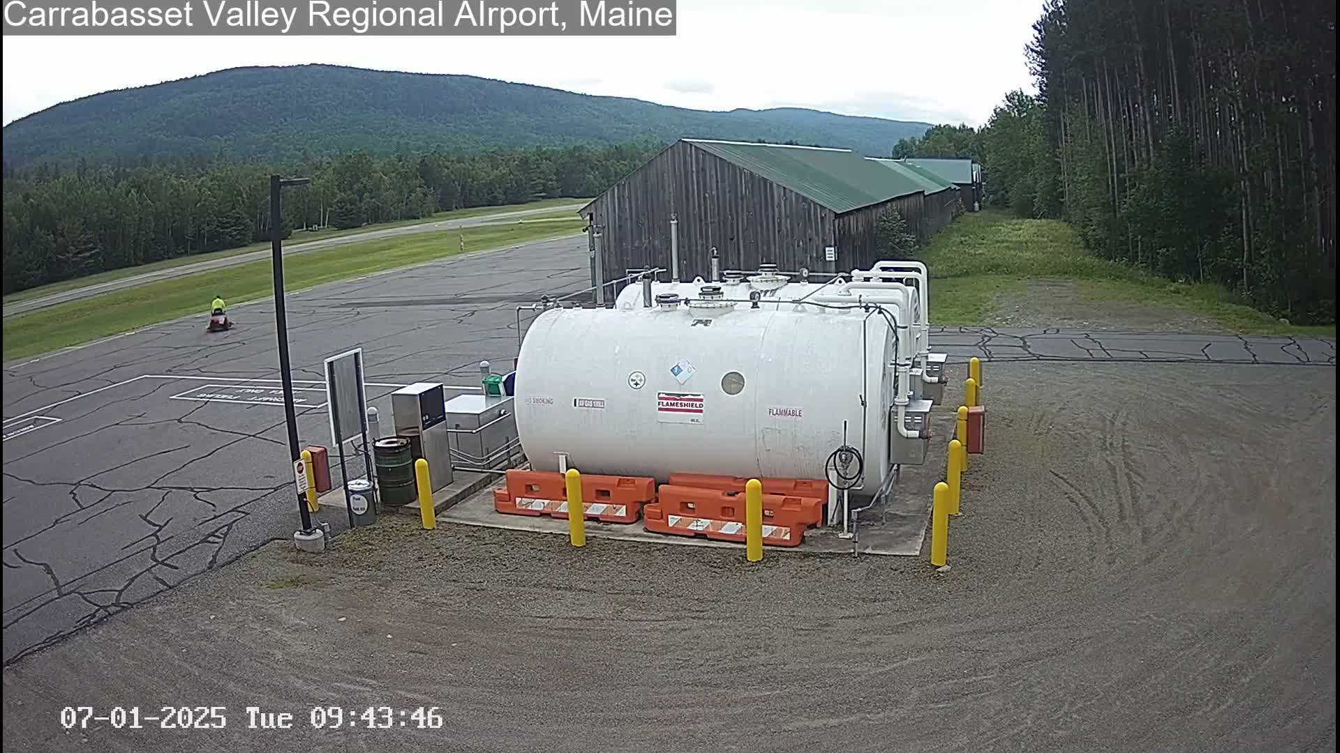 Kingsfield, Carrabassett Valley, Sugarloaf Regional Airport Live Cam - Kingsfield, Franklin, Maine, USA