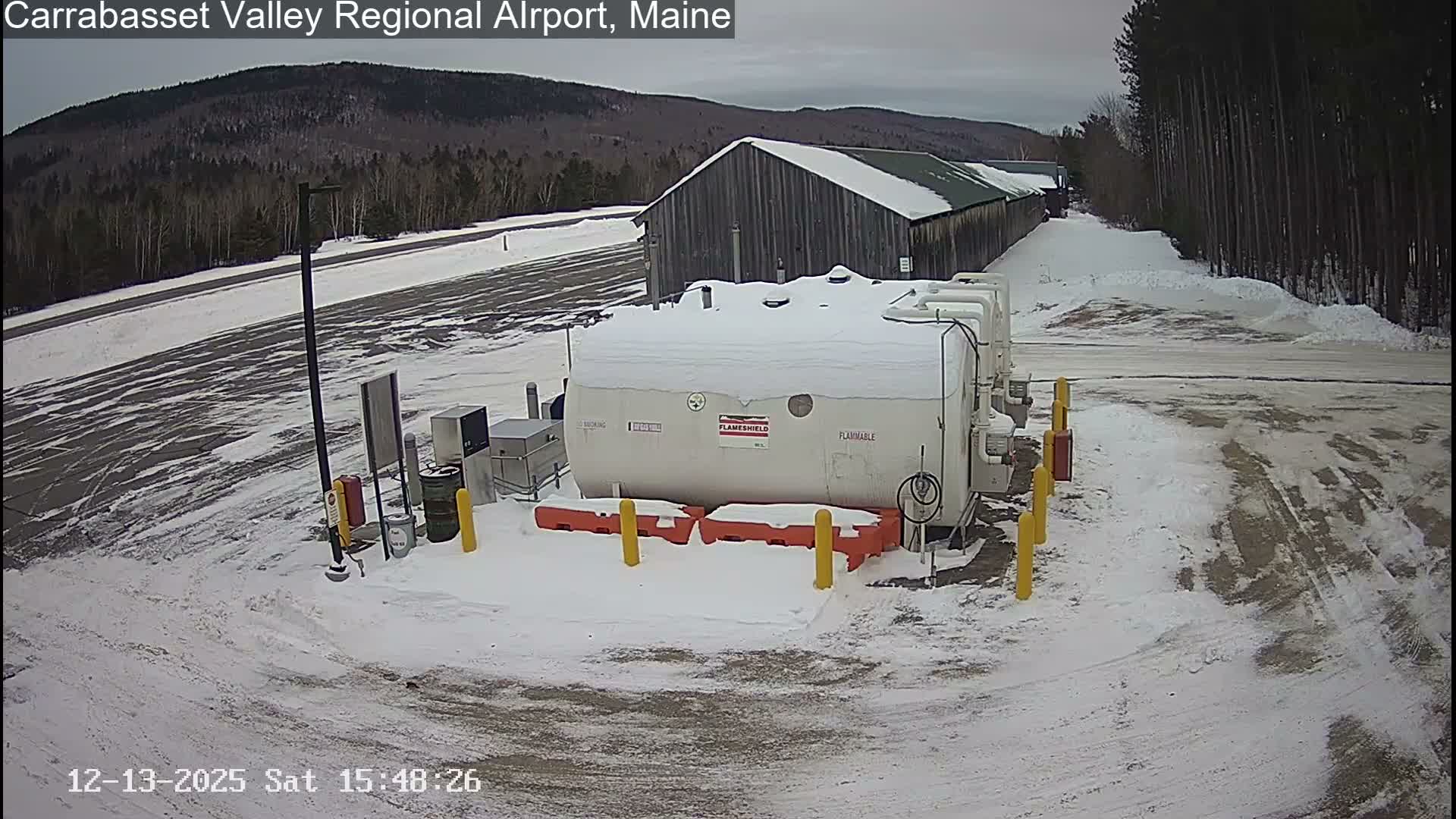 Kingsfield, Carrabassett Valley, Sugarloaf Regional Airport Live Cam - Kingsfield, Franklin, Maine, USA