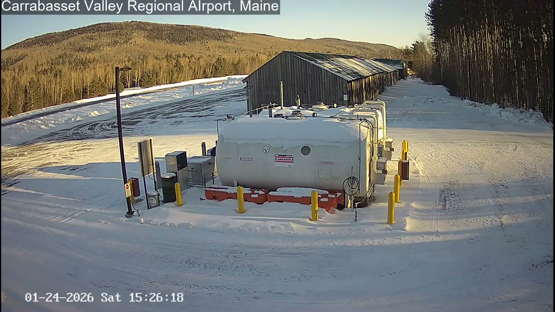 Kingsfield, Carrabassett Valley, Sugarloaf Regional Airport Live Cam - Kingsfield, Franklin, Maine, USA