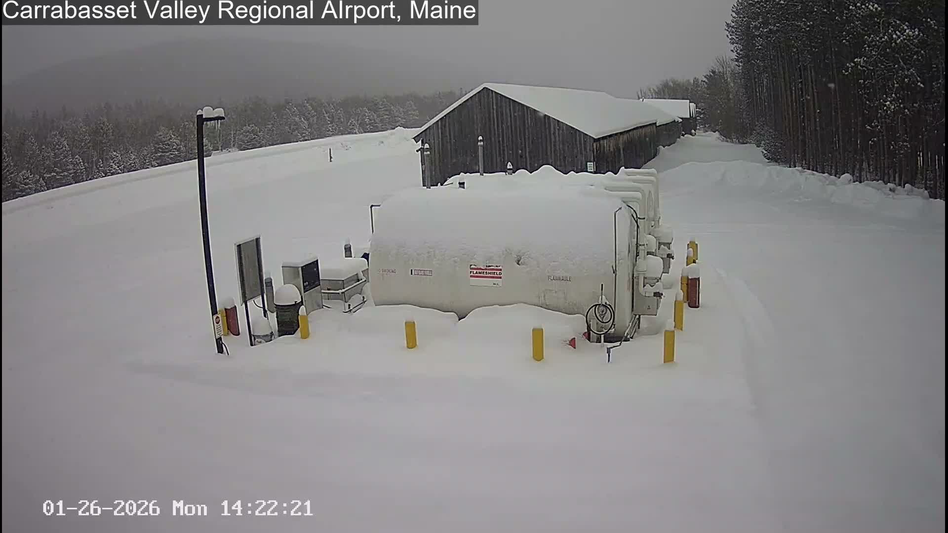 Kingsfield, Carrabassett Valley, Sugarloaf Regional Airport Live Cam - Kingsfield, Franklin, Maine, USA