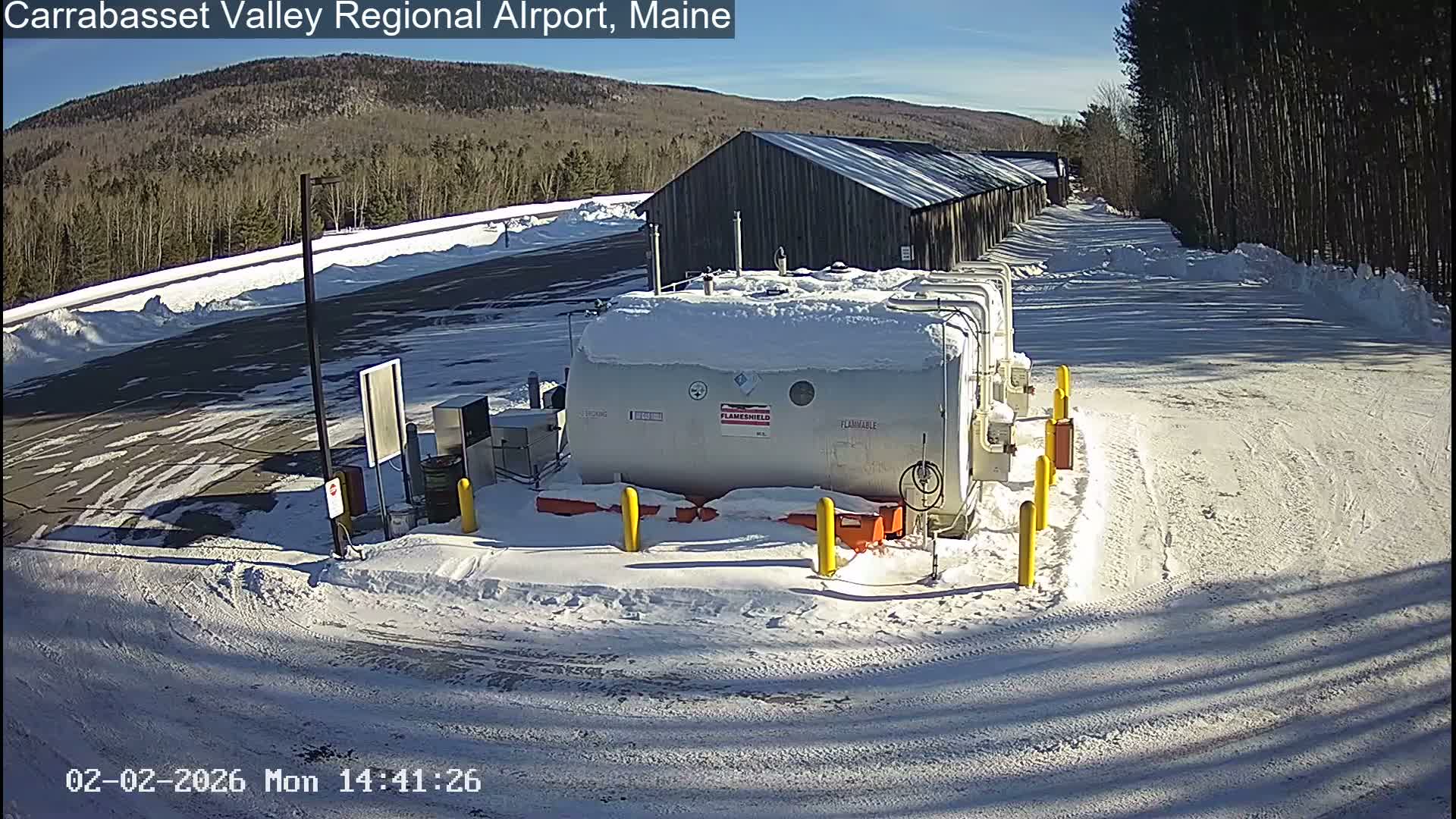 Kingsfield, Carrabassett Valley, Sugarloaf Regional Airport Live Cam - Kingsfield, Franklin, Maine, USA