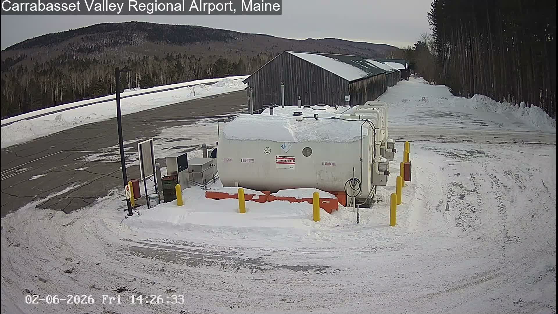 Kingsfield, Carrabassett Valley, Sugarloaf Regional Airport Live Cam - Kingsfield, Franklin, Maine, USA