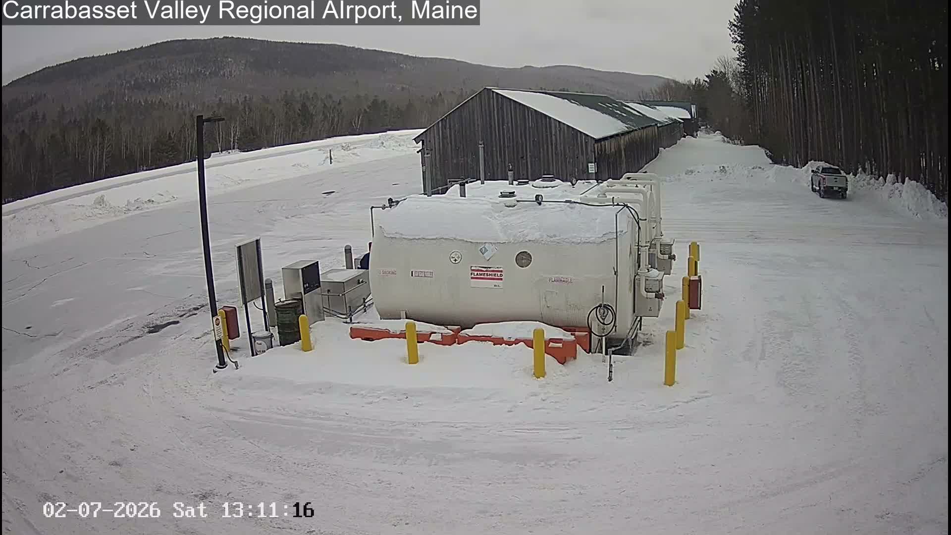 Kingsfield, Carrabassett Valley, Sugarloaf Regional Airport Live Cam - Kingsfield, Franklin, Maine, USA