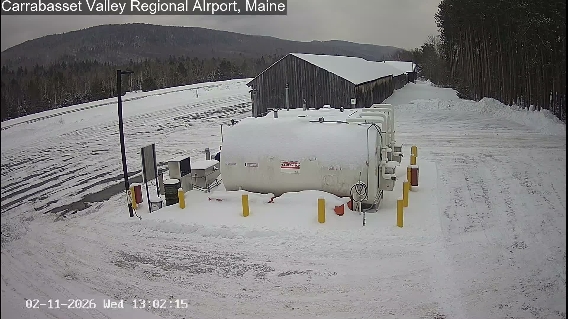 Kingsfield, Carrabassett Valley, Sugarloaf Regional Airport Live Cam - Kingsfield, Franklin, Maine, USA