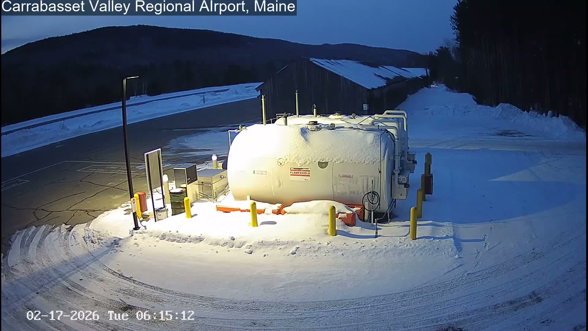 Kingsfield, Carrabassett Valley, Sugarloaf Regional Airport Live Cam - Kingsfield, Franklin, Maine, USA