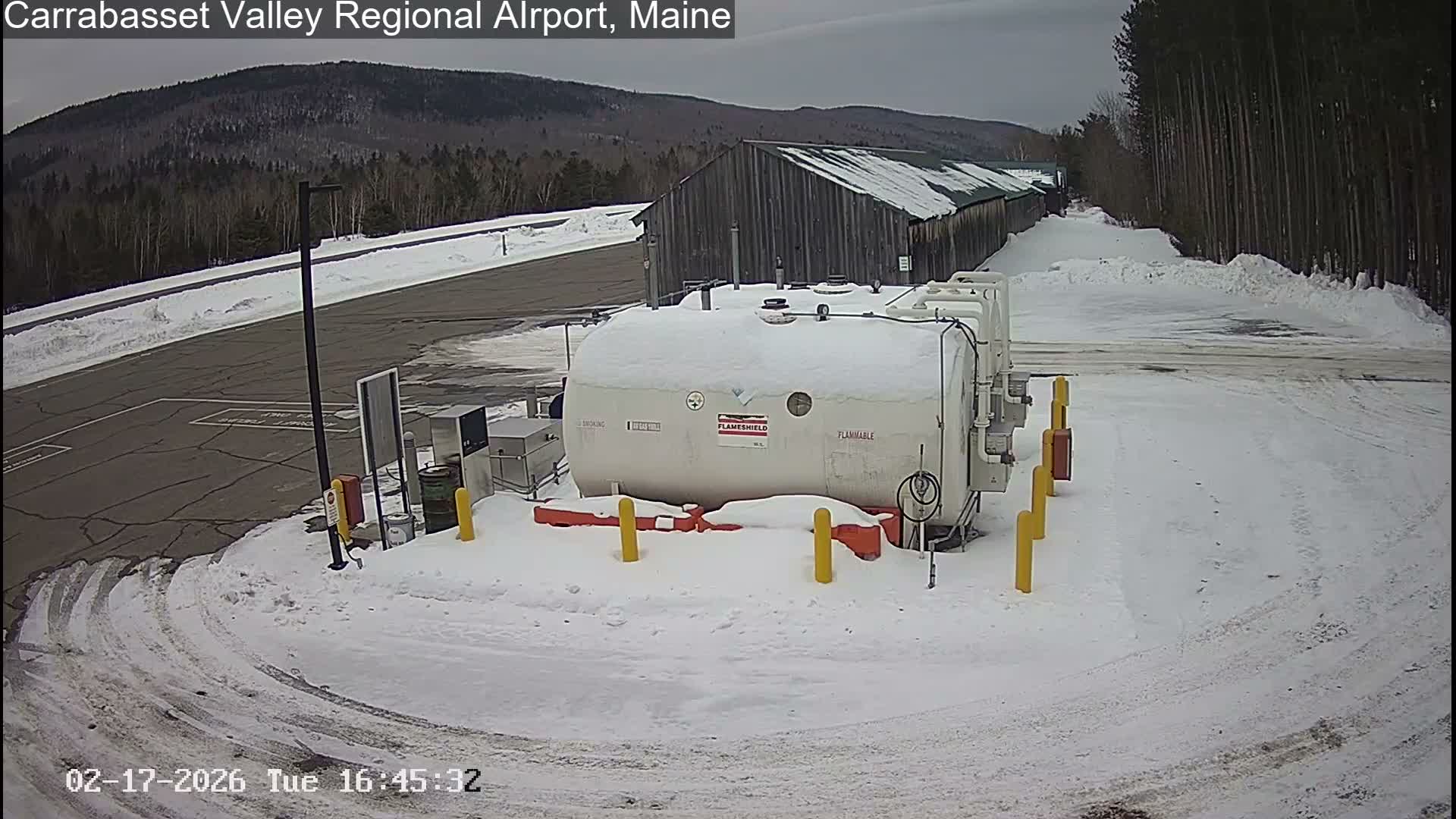 Kingsfield, Carrabassett Valley, Sugarloaf Regional Airport Live Cam - Kingsfield, Franklin, Maine, USA