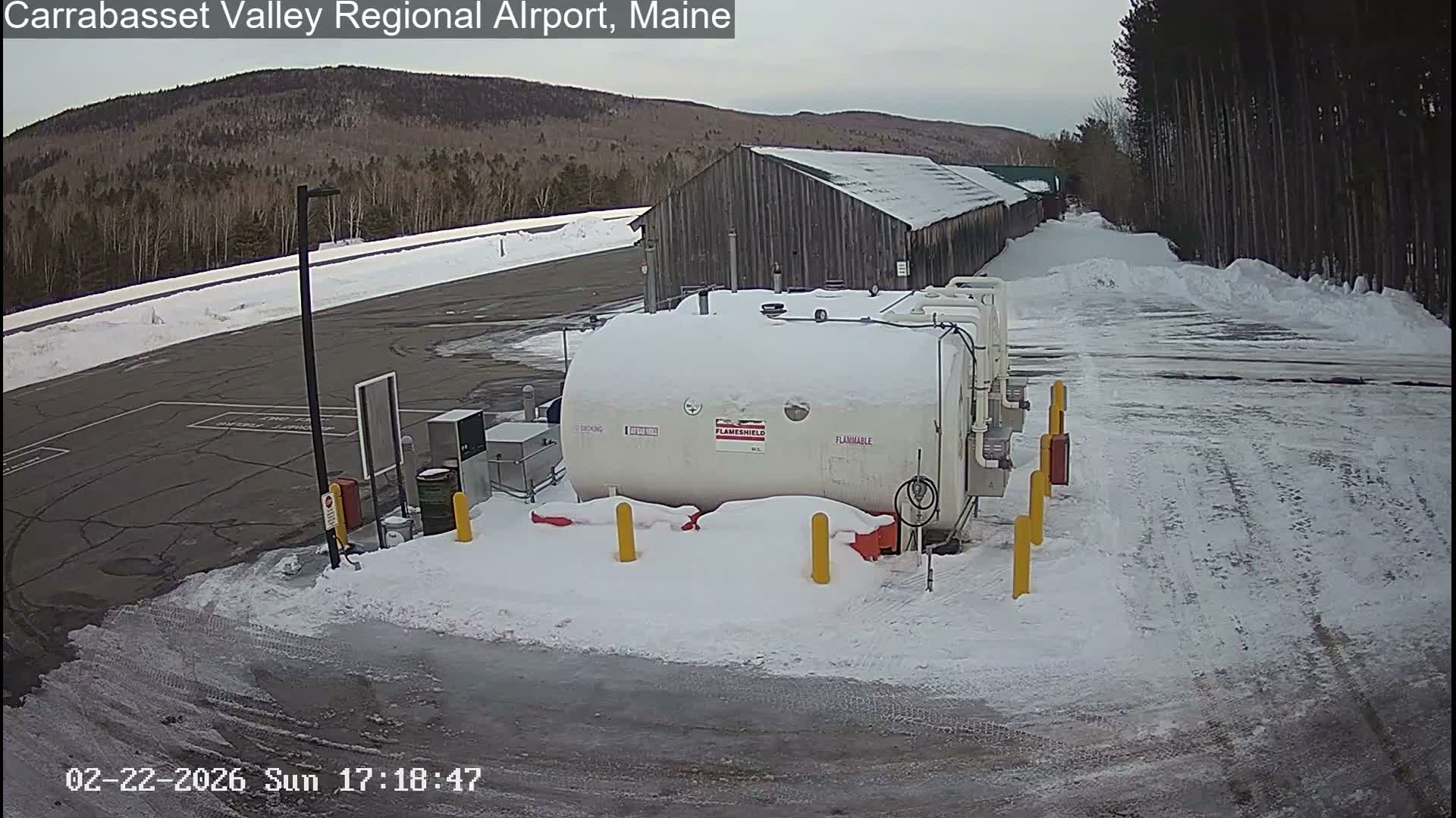 Kingsfield, Carrabassett Valley, Sugarloaf Regional Airport Live Cam - Kingsfield, Franklin, Maine, USA