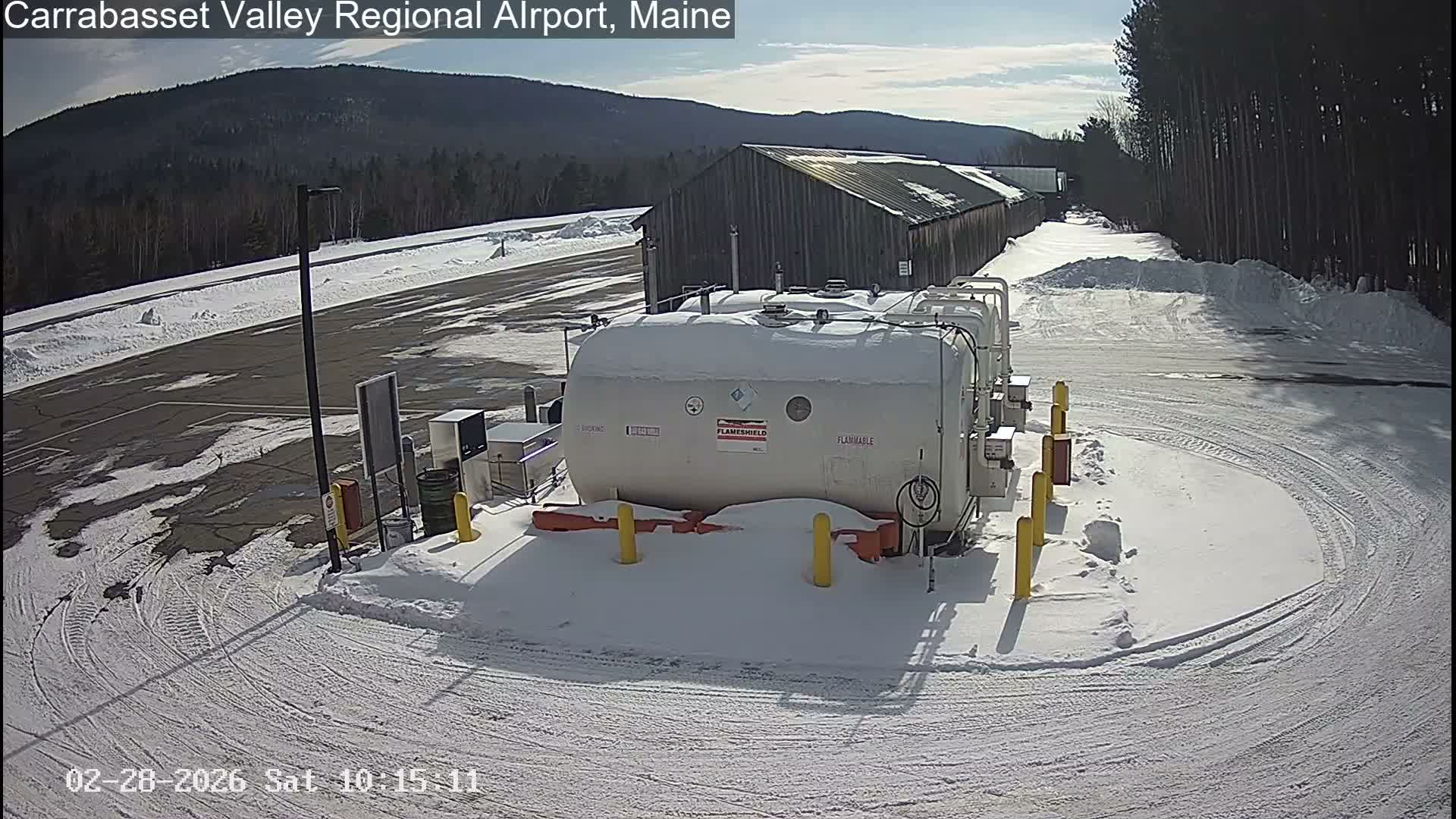 Kingsfield, Carrabassett Valley, Sugarloaf Regional Airport Live Cam - Kingsfield, Franklin, Maine, USA