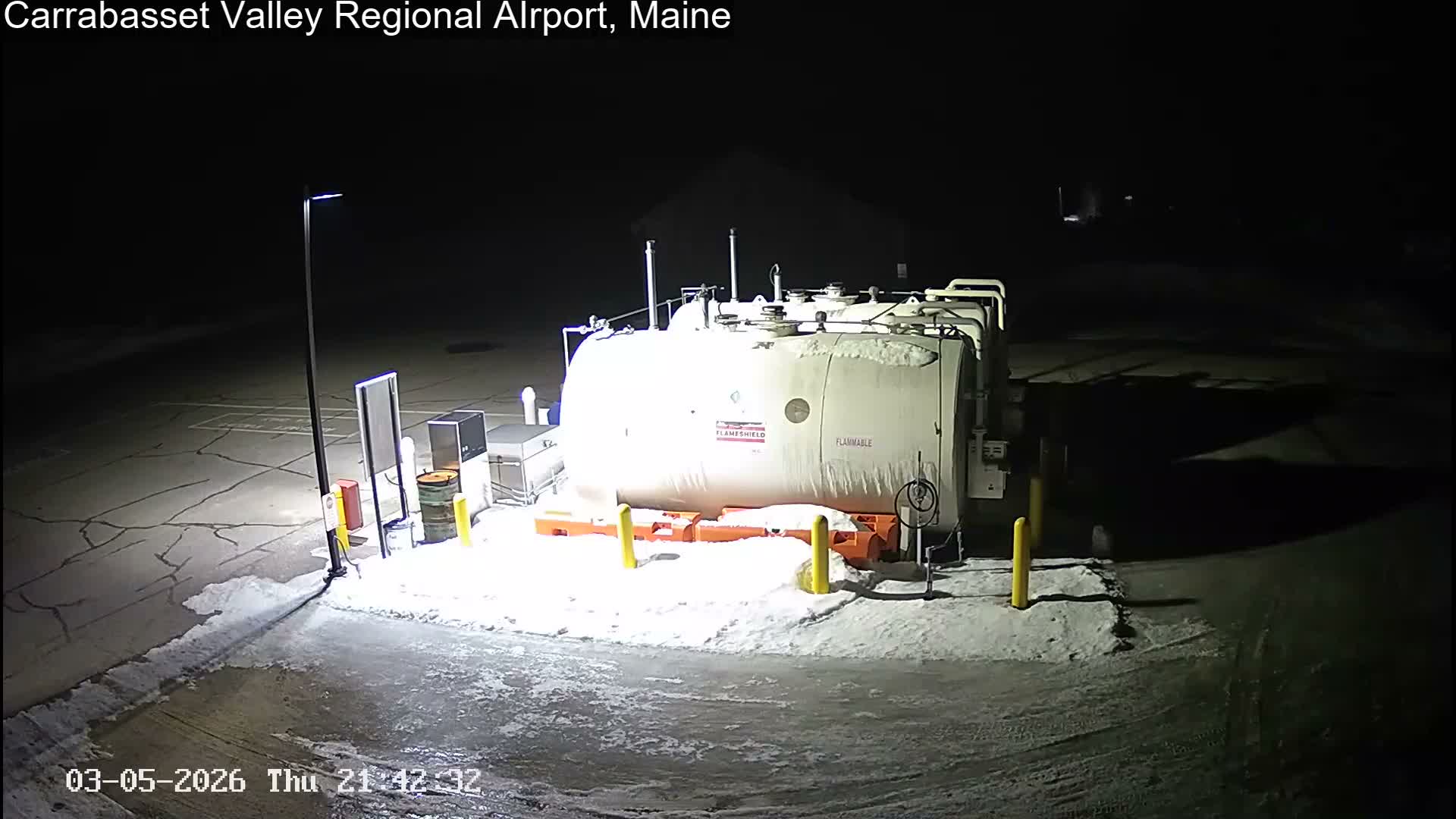 Kingsfield, Carrabassett Valley, Sugarloaf Regional Airport Live Cam - Kingsfield, Franklin, Maine, USA