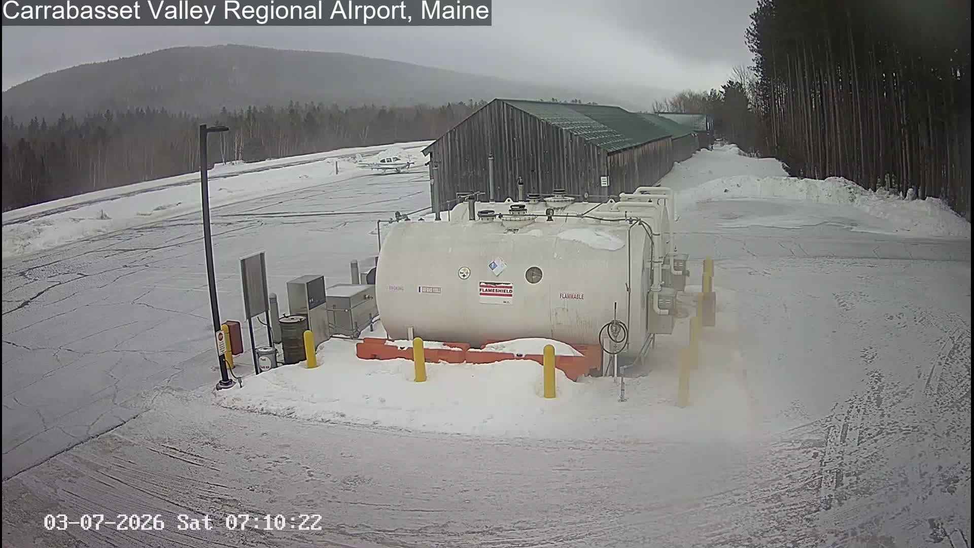 Kingsfield, Carrabassett Valley, Sugarloaf Regional Airport Live Cam - Kingsfield, Franklin, Maine, USA