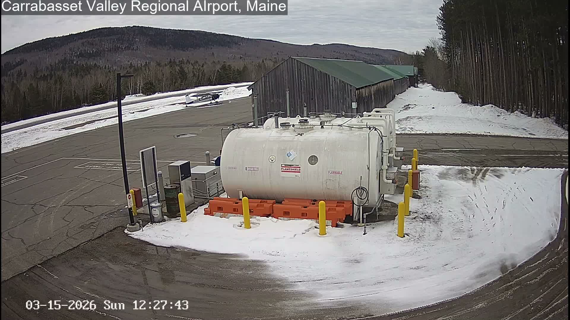 Kingsfield, Carrabassett Valley, Sugarloaf Regional Airport Live Cam - Kingsfield, Franklin, Maine, USA