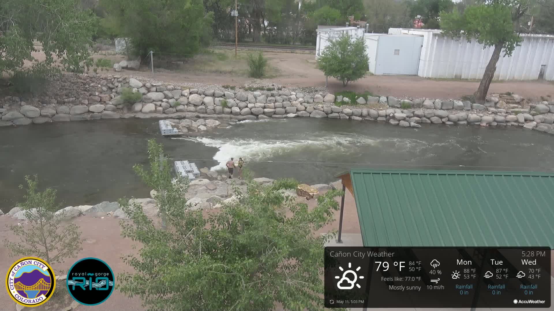 Canon City Arkansas River View Live Cam - Cañon City, Fremont, Colorado, USA