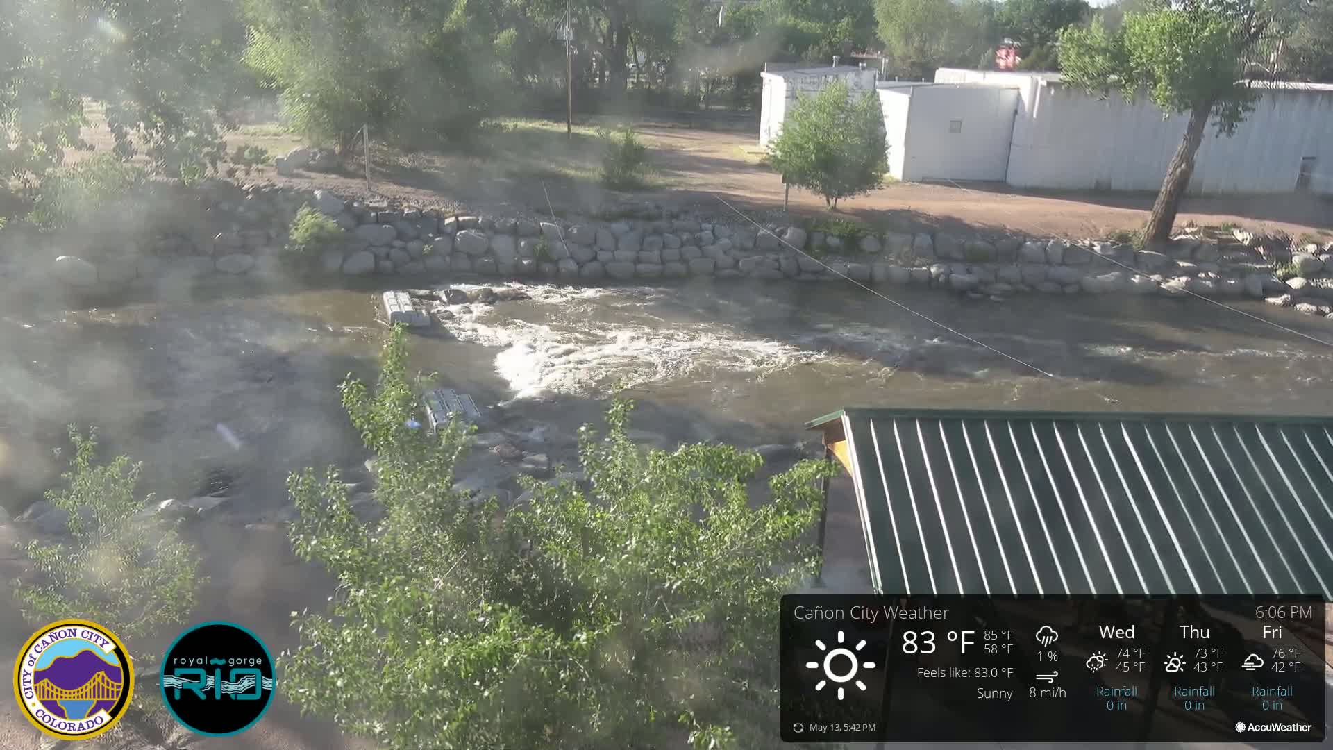 Canon City Arkansas River View Live Cam - Cañon City, Fremont, Colorado, USA