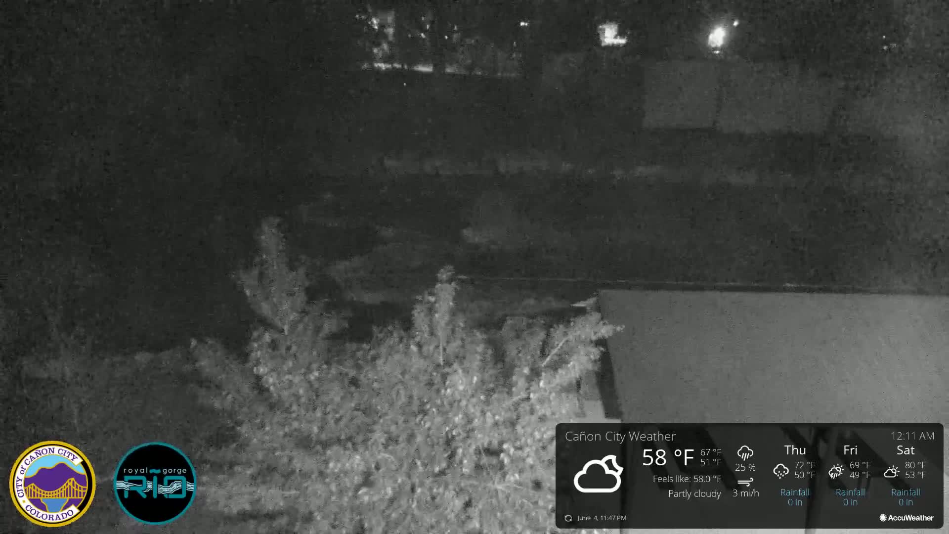 Canon City Arkansas River View Live Cam - Cañon City, Fremont, Colorado, USA