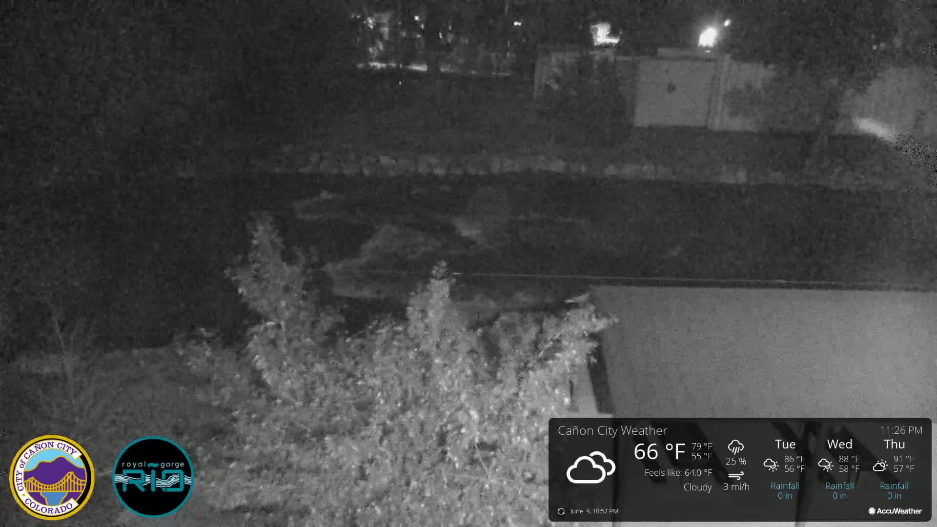Canon City Arkansas River View Live Cam - Cañon City, Fremont, Colorado, USA