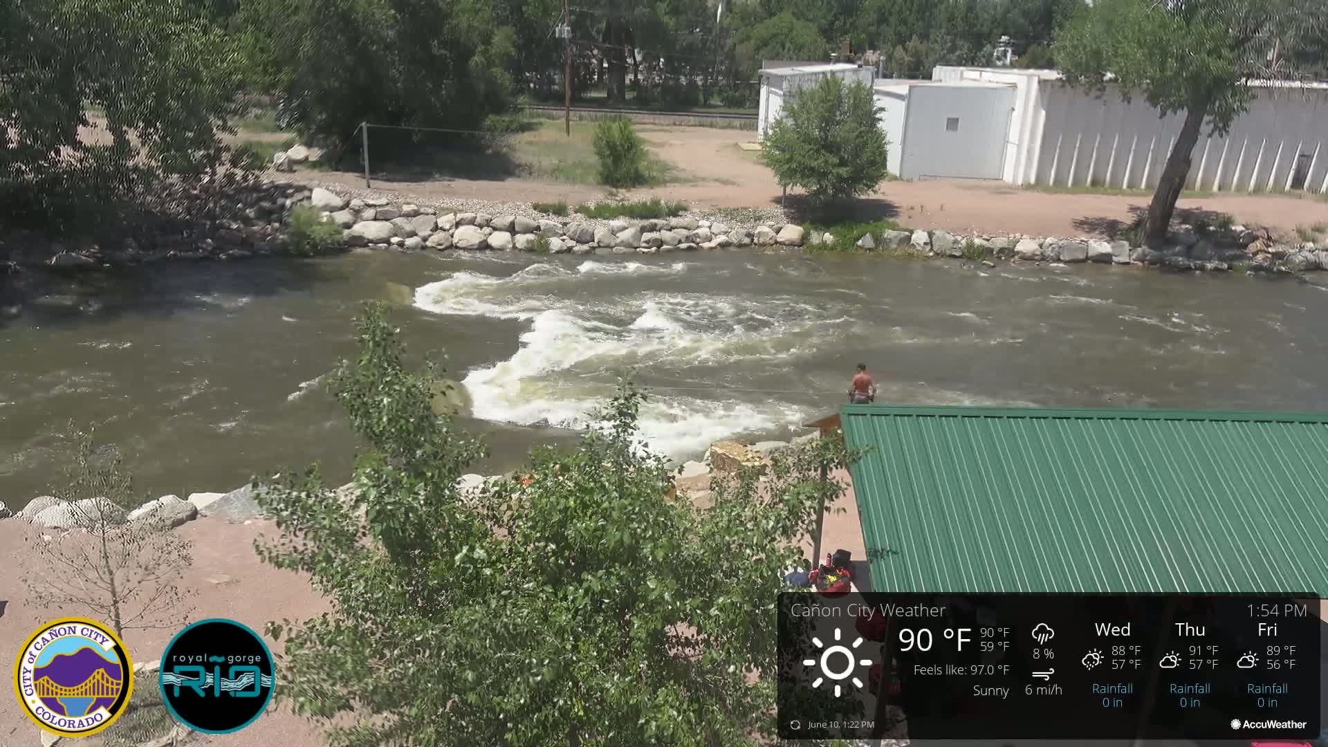 Canon City Arkansas River View Live Cam - Cañon City, Fremont, Colorado, USA