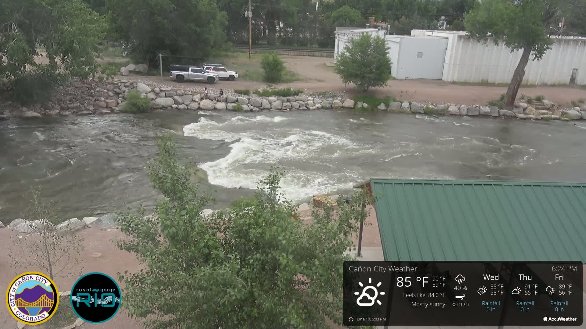 Canon City Arkansas River View Live Cam - Cañon City, Fremont, Colorado, USA