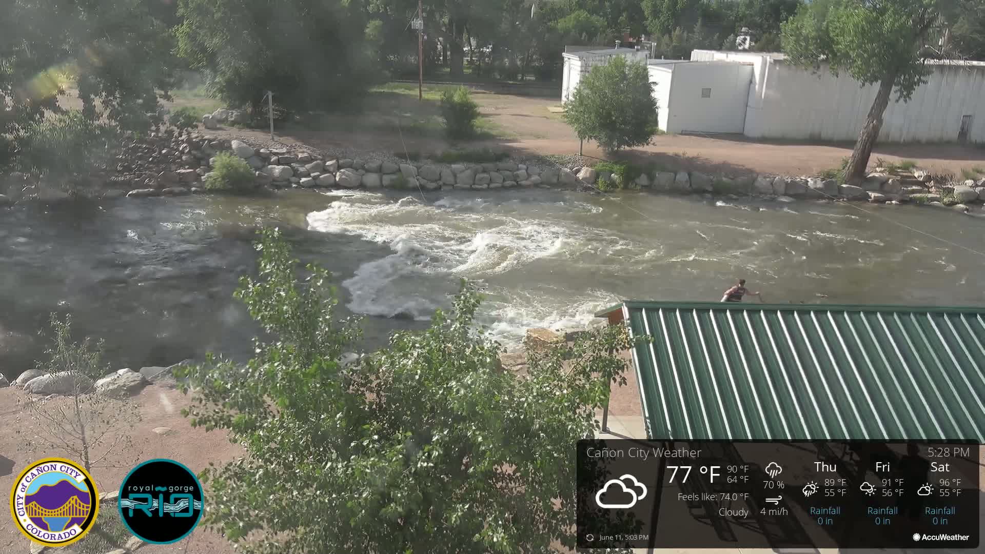 Canon City Arkansas River View Live Cam - Cañon City, Fremont, Colorado, USA