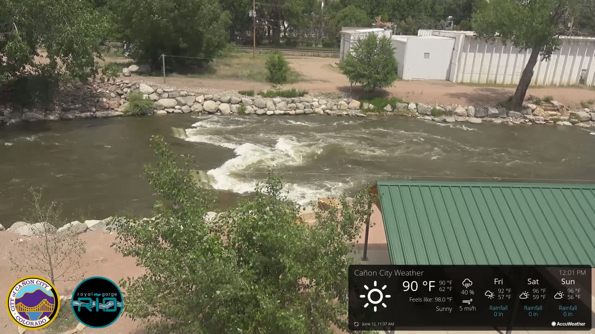 Canon City Arkansas River View Live Cam - Cañon City, Fremont, Colorado, USA