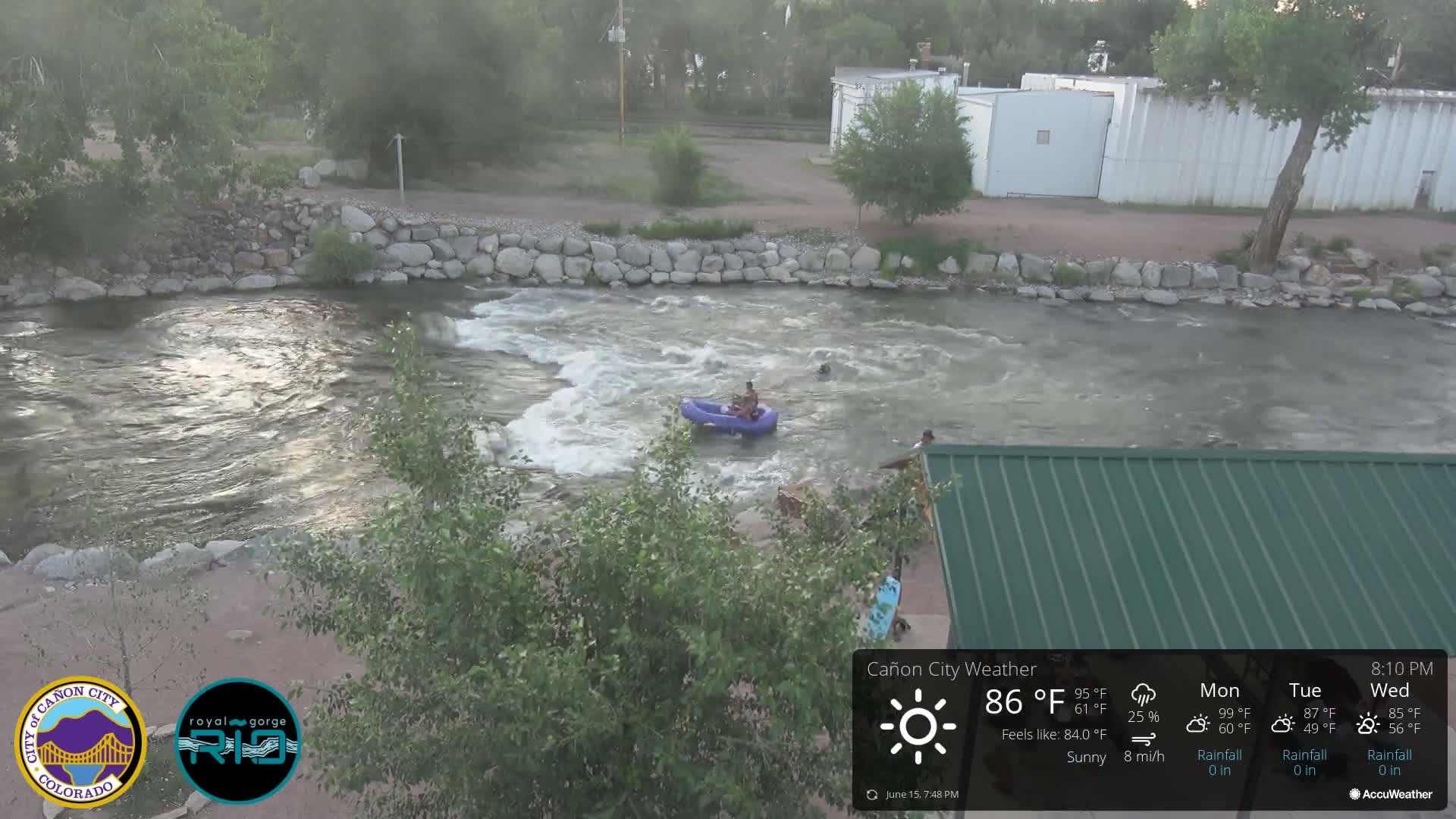 Canon City Arkansas River View Live Cam - Cañon City, Fremont, Colorado, USA