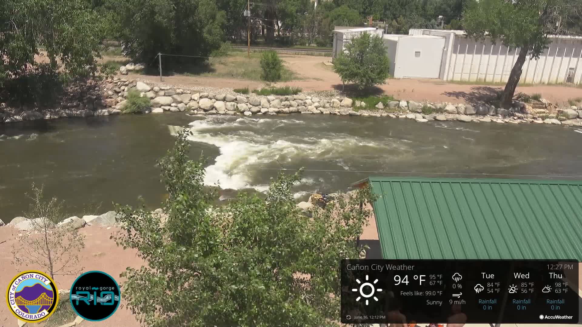 Canon City Arkansas River View Live Cam - Cañon City, Fremont, Colorado, USA