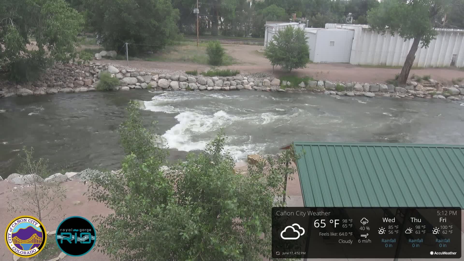 Canon City Arkansas River View Live Cam - Cañon City, Fremont, Colorado, USA