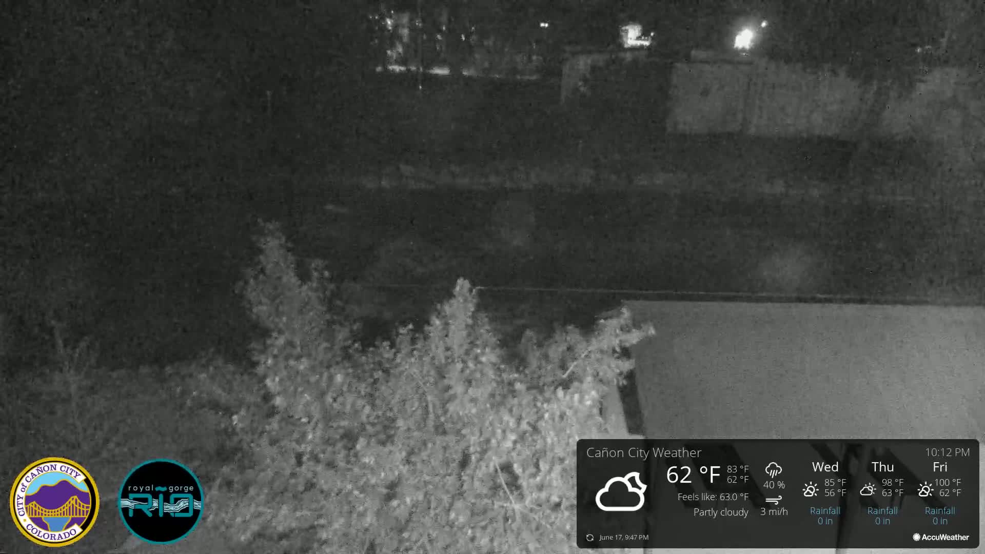 Canon City Arkansas River View Live Cam - Cañon City, Fremont, Colorado, USA