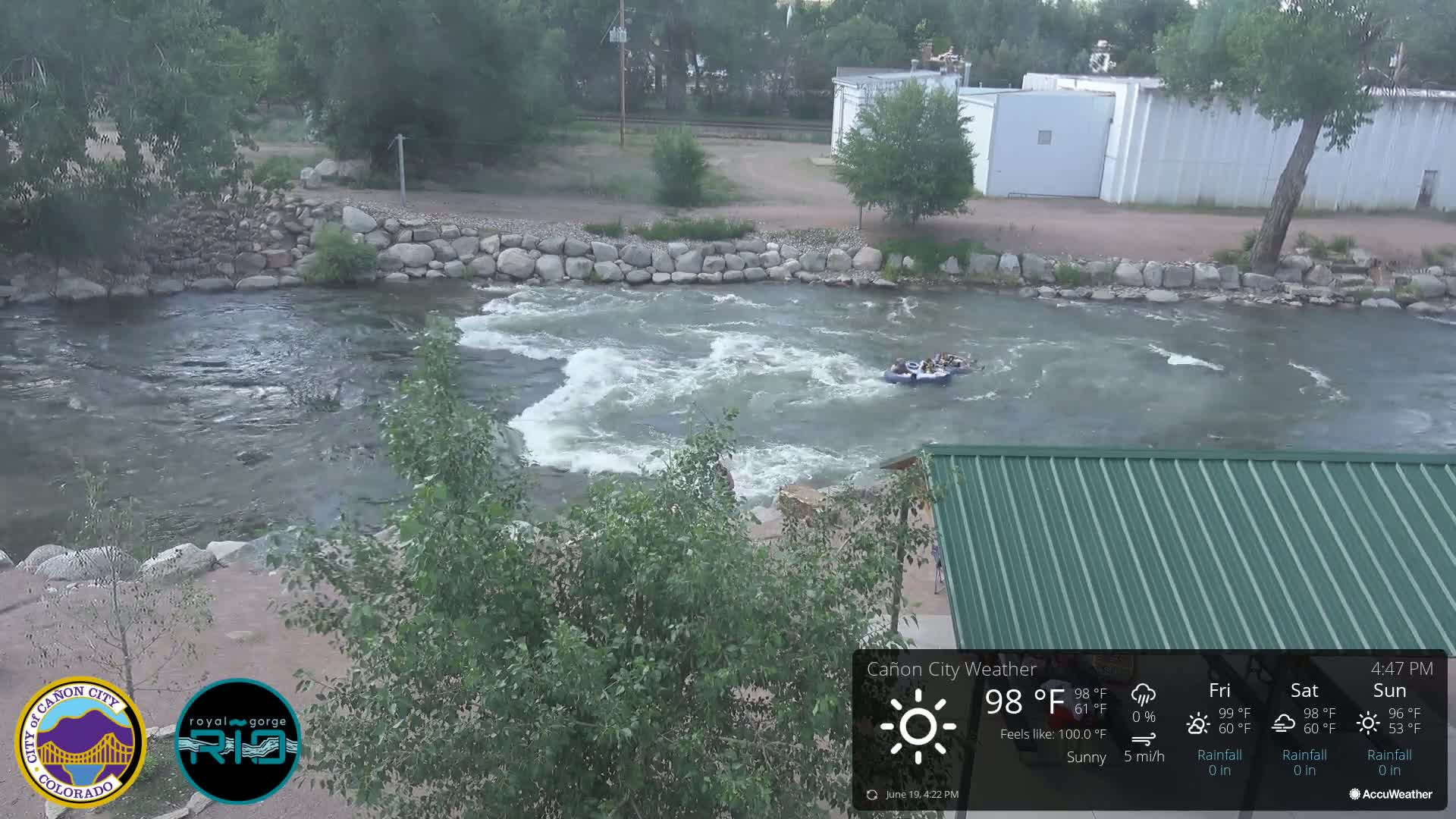 Canon City Arkansas River View Live Cam - Cañon City, Fremont, Colorado, USA