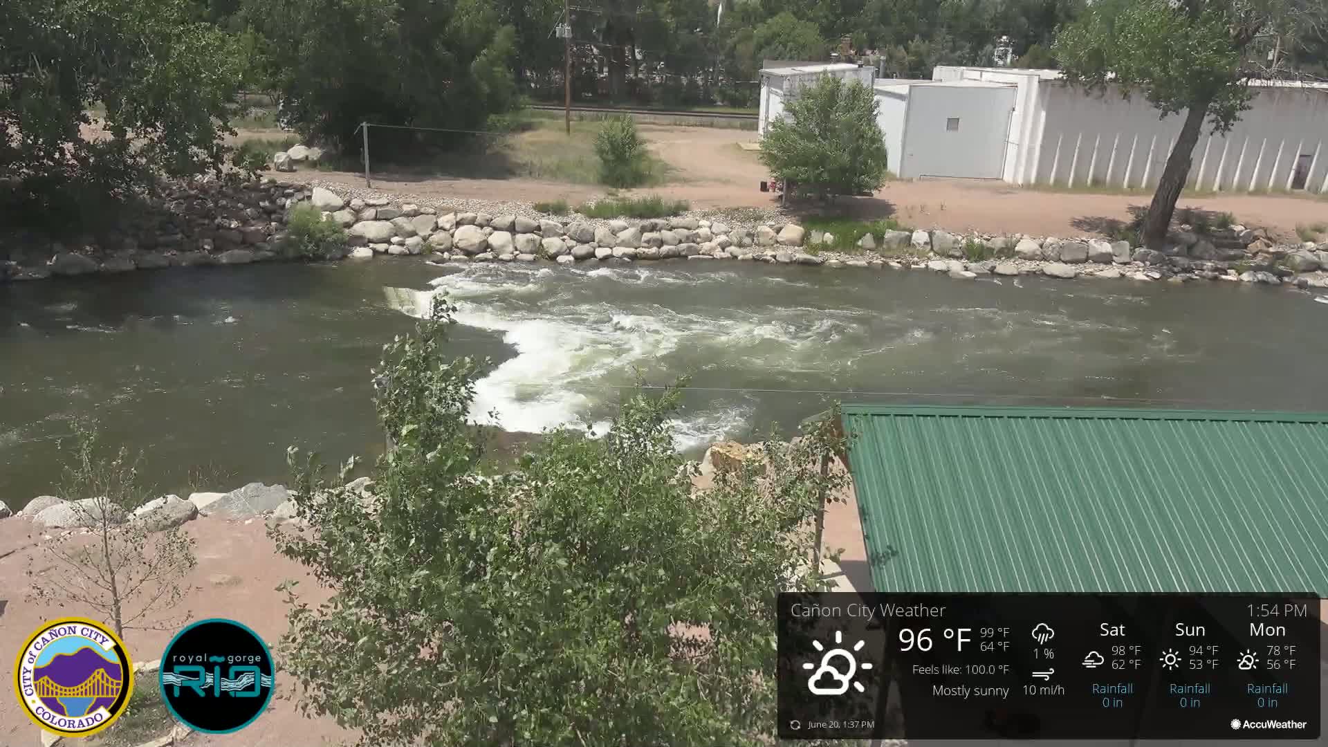Canon City Arkansas River View Live Cam - Cañon City, Fremont, Colorado, USA
