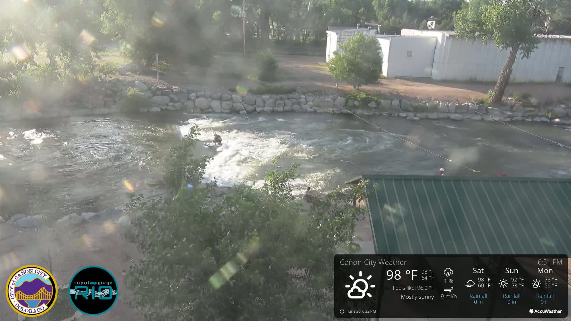 Canon City Arkansas River View Live Cam - Cañon City, Fremont, Colorado, USA