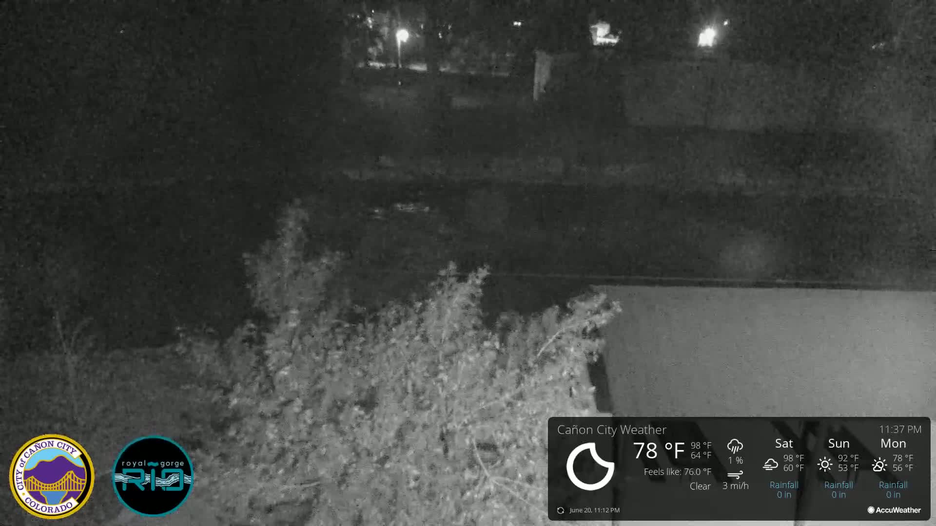 Canon City Arkansas River View Live Cam - Cañon City, Fremont, Colorado, USA