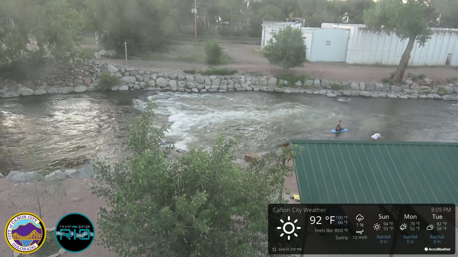 Canon City Arkansas River View Live Cam - Cañon City, Fremont, Colorado, USA