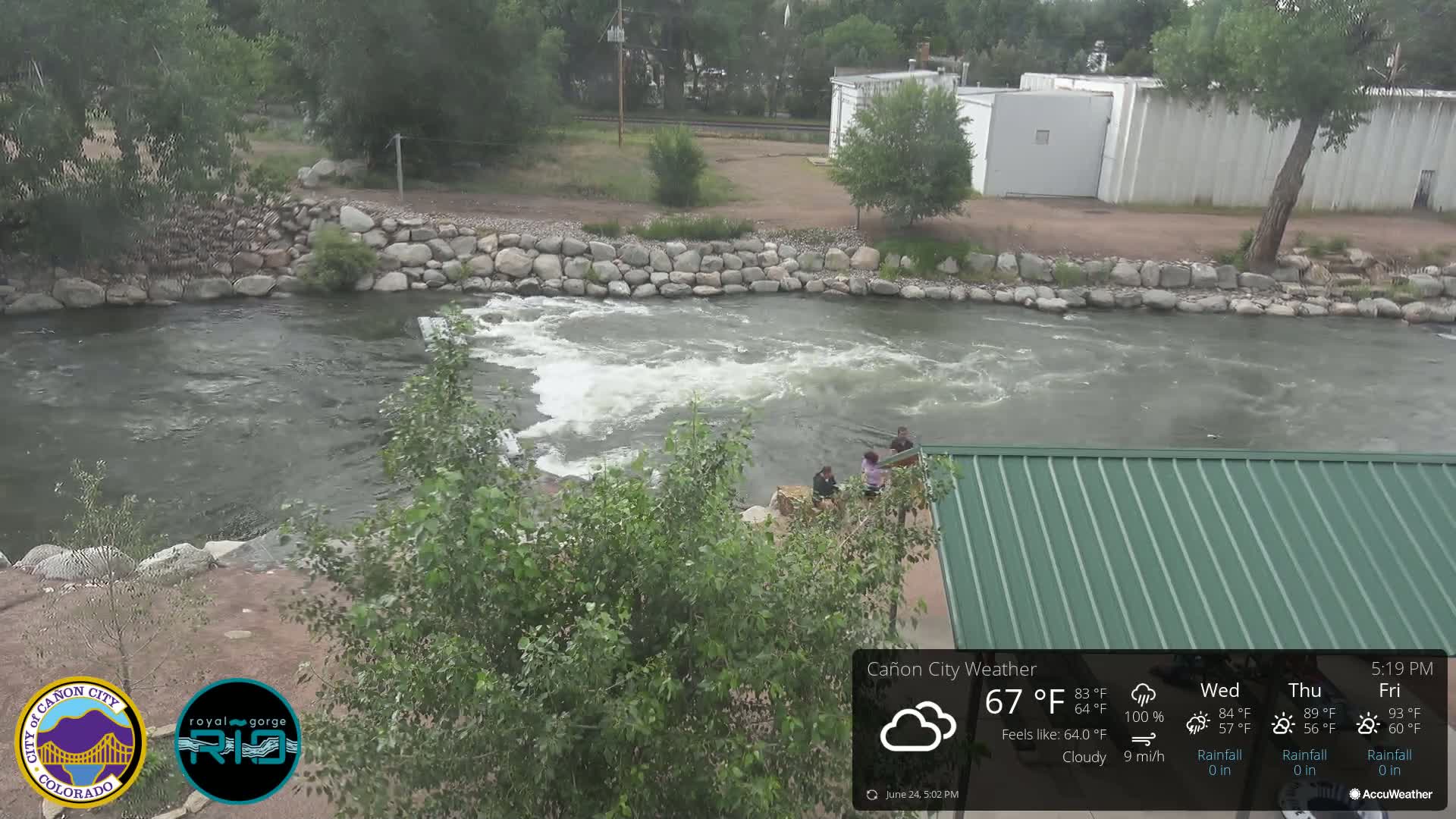 Canon City Arkansas River View Live Cam - Cañon City, Fremont, Colorado, USA